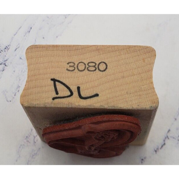 Summer Flower Flip Flop Sandals Lockhart Wood Mounted Rubber Stamp - Picture 5 of 7